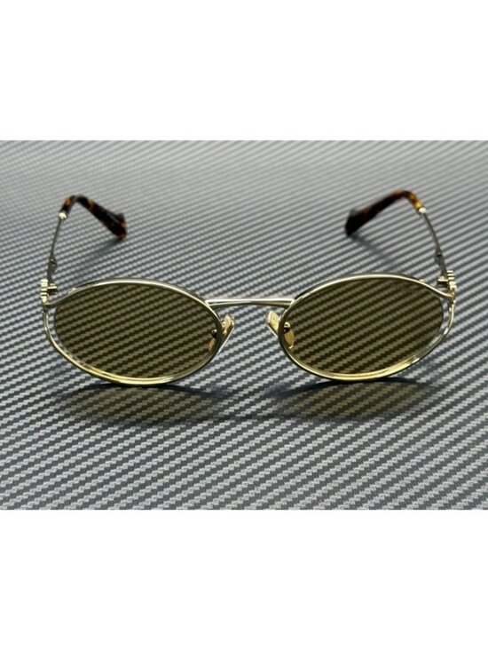 New Miu Miu Women Pale Gold Sunglasses 54-21-125 main image 4